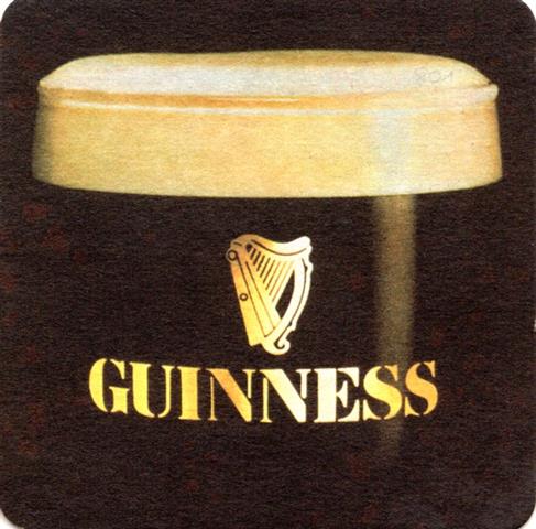 dublin l-irl guinness guinness quad 5a (180-glas mit schaum)